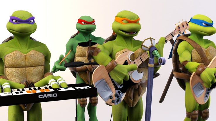 TMNT-band-fan-art / لاکپشت های نینجا