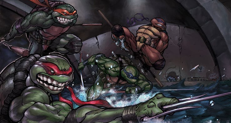 Teenage Mutant-Ninja-Turtles-TMNT-comic / نینجا ترتلز