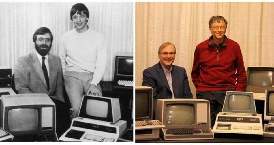 پل آلن و بیل گیتس / pual allen and bill gates