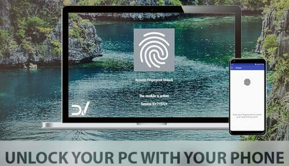 استفاده از حسگر اثر انگشت گوشی در کامپیوتر ویندوزی/ fingerprint remote unlock