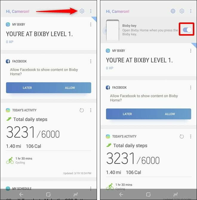 غیرفعال کردن بیکسبی در سامسونگ گلکسی نوت 9 / disable bixby