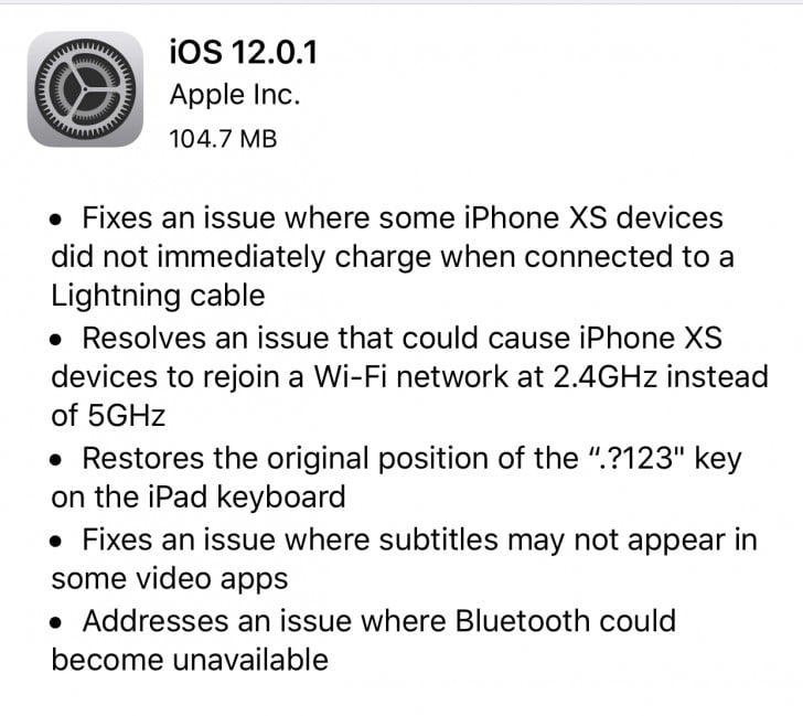 آیفون 10 اس / ios 12.0.1