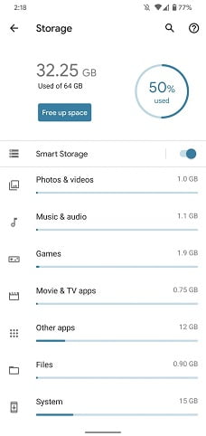 how to check phone storage / حافظه داخلی گوشی
