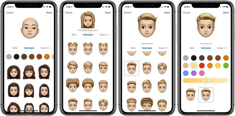 memoji / میموجی در ios 12