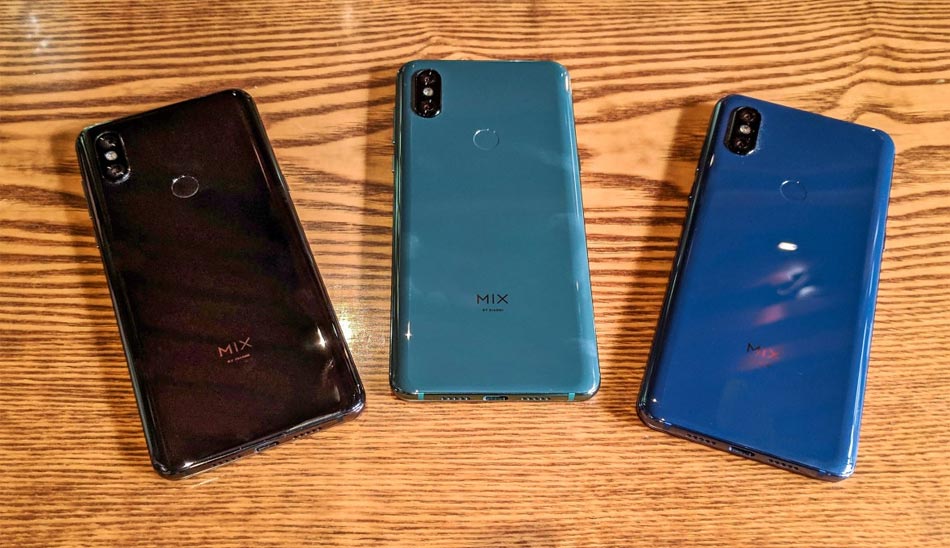 شیائومی mi mix 3 در رنگهای مختلف