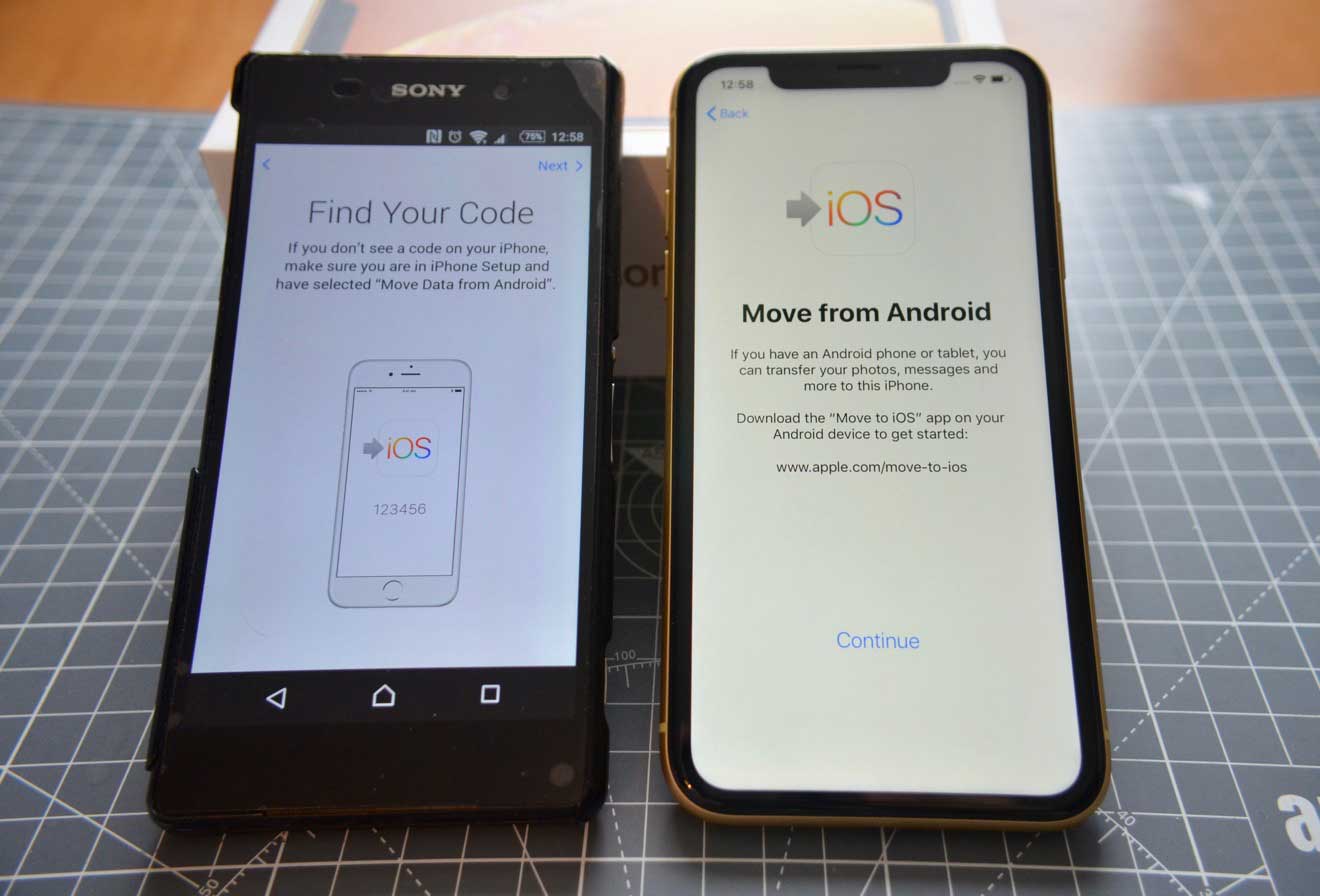 Move to IOS / برنامه نقل مکان به آی او اس