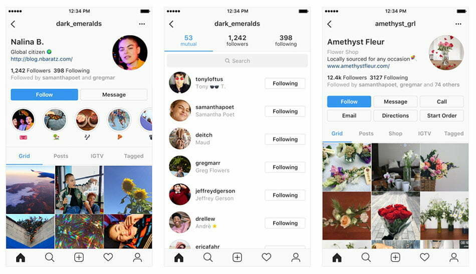 Instagram New Interface / رابط کاربری جدید اینستاگرام