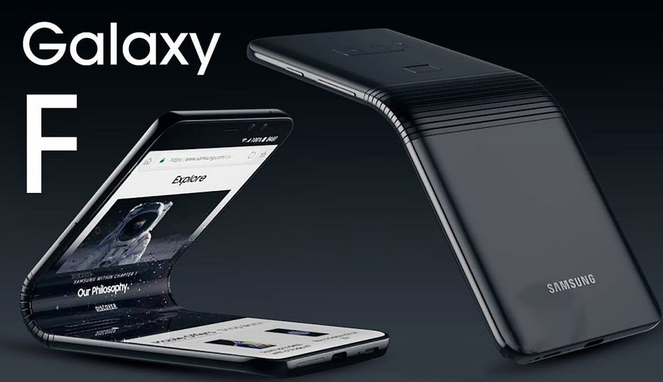 galaxy f / گوشی تاشو سامسونگ / samsung foldable phone