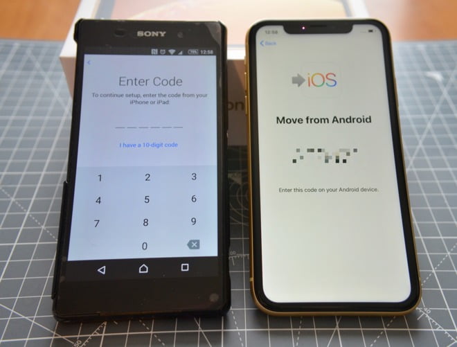 Move to IOS / برنامه نقل مکان به آی او اس