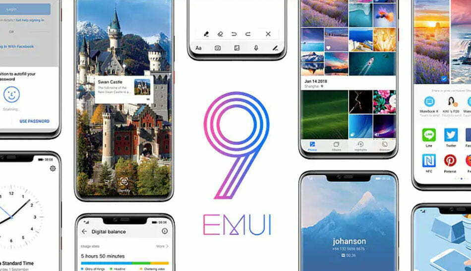 رابط کاربری EMUI 9.0 هواوی