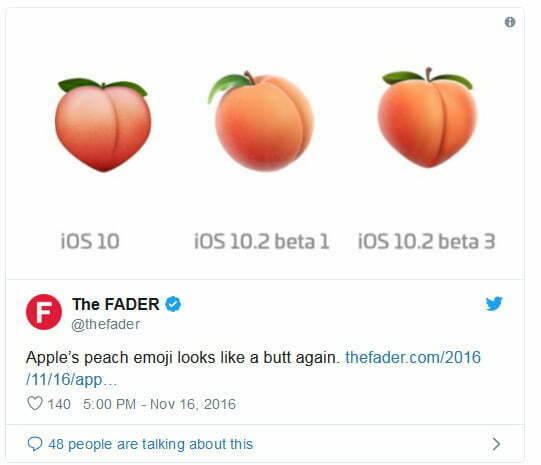 ایموجی هلو /PEACH emoji