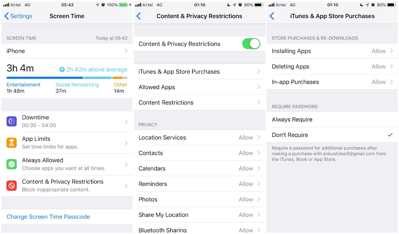 اسکرین تایم/ Screen time
