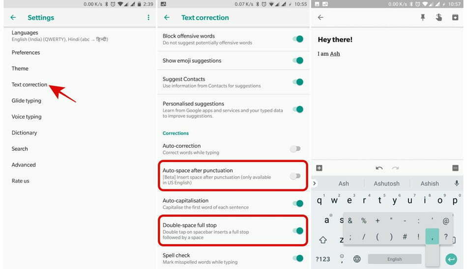 درج سریع علائم نگارشی در جی بورد/ Add quick punctuations in Gboard