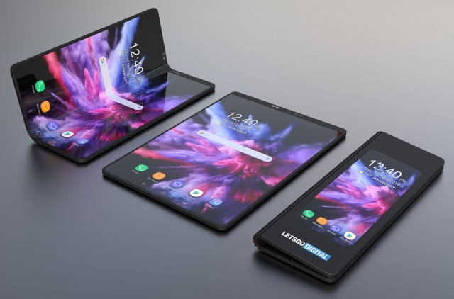 گوشی تاشوی گلکسی اف/ Samsun's foldable galaxy F