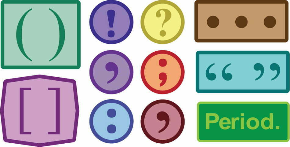 punctuation / علائم نگارشی