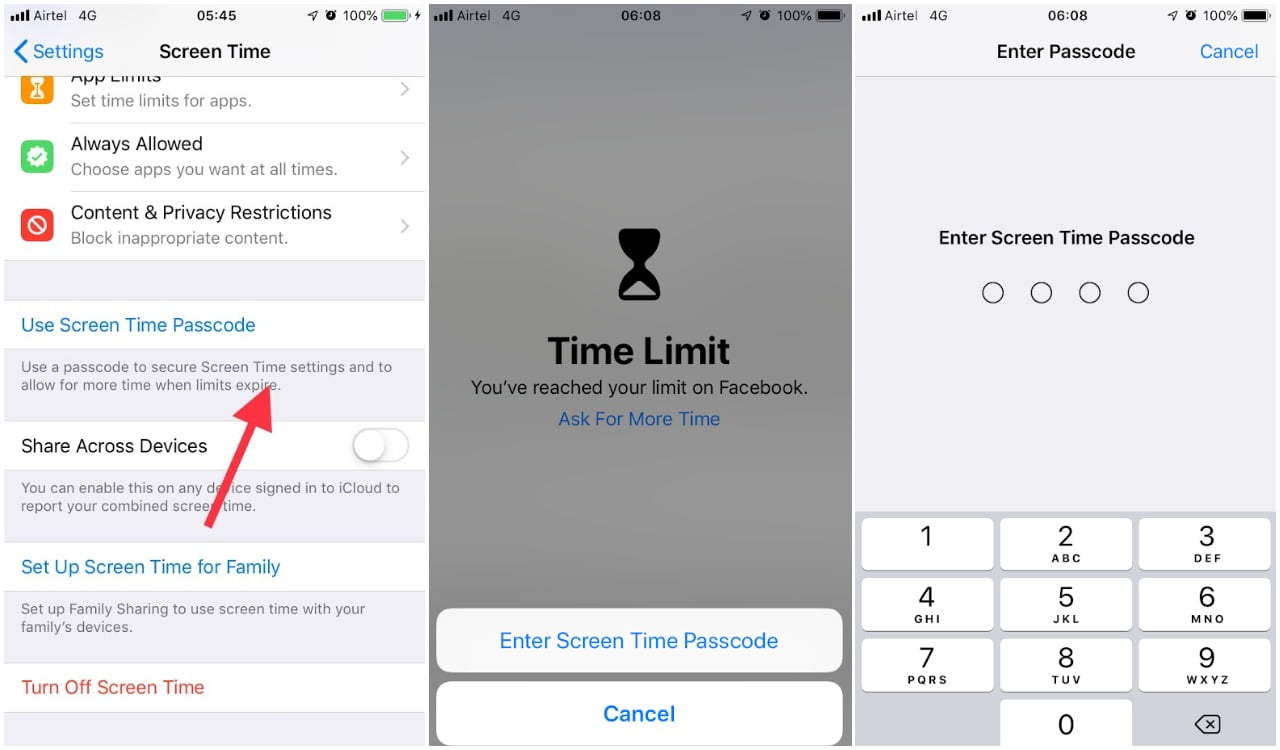 اسکرین تایم/ Screen time