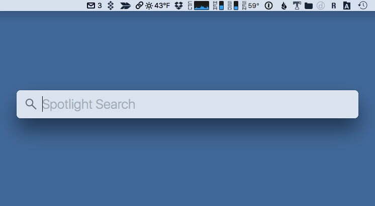 اسپات لایت در مک / Spotlight in MAC