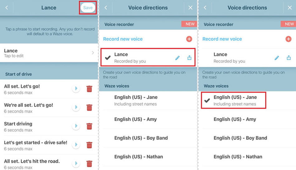 تغییر صدای waze / تغییر صدای ویز