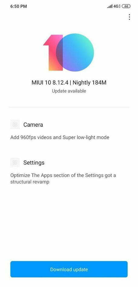 MIUI 10