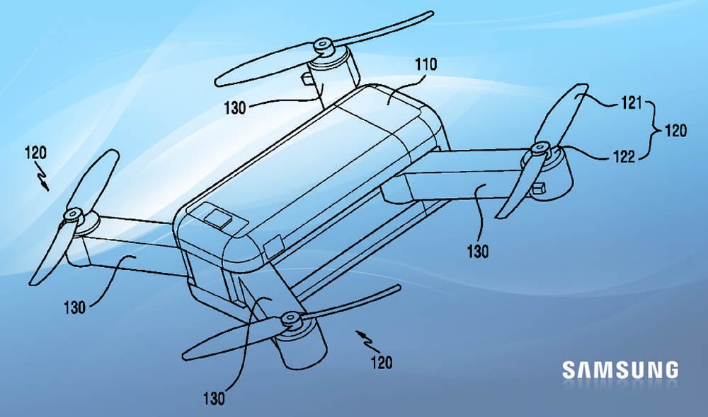 پتنت پهپاد سامسونگ / Samsung Drone Patent
