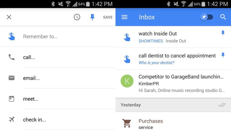 Google Inbox / گوگل اینباکس