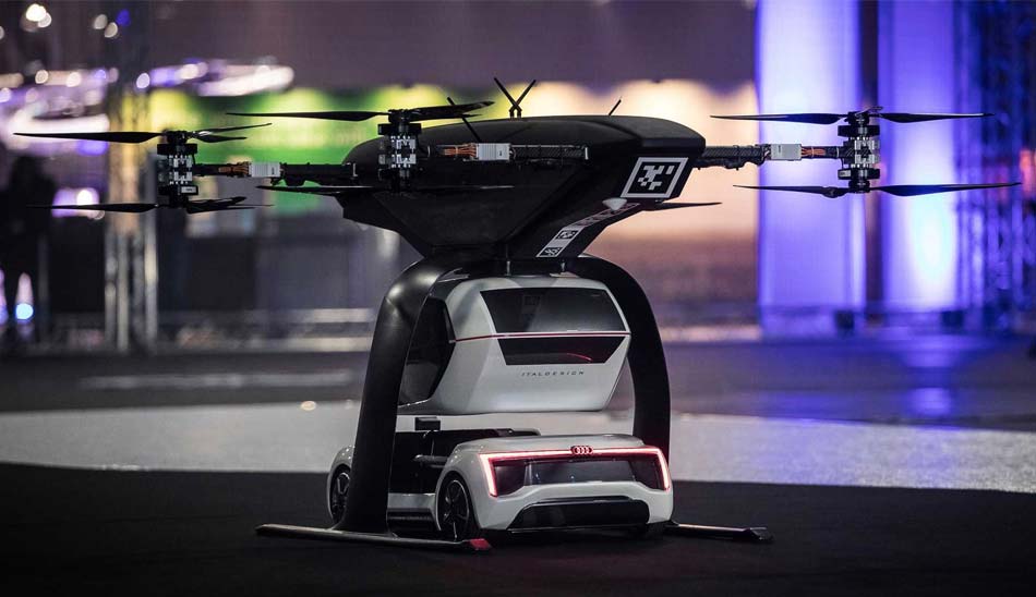 Flying Taxi Concept / تاکسی پرنده