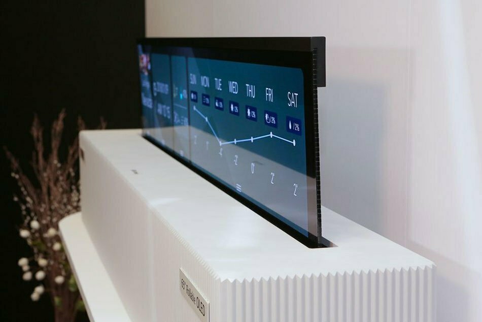 تلویزیون ال جی / Foldable TV CES 2018