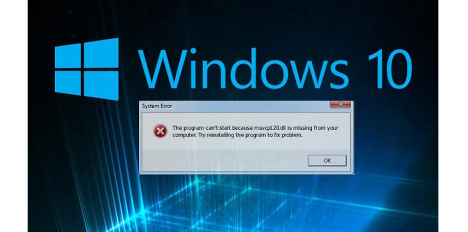 فایلهای DLL در فایلهای ویندوز 10/missing DLL file error