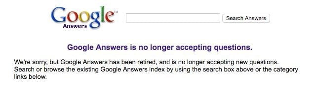 Google Answers / گوگل انسرز
