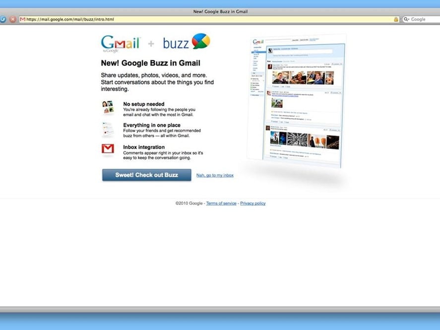 Google Buzz / گوگل باز