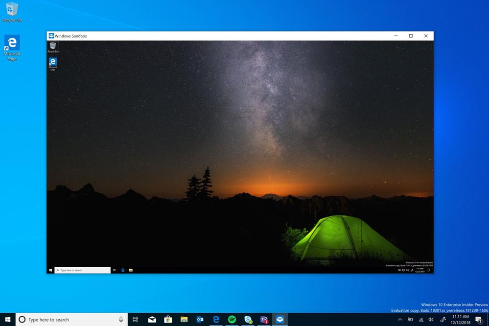 Windows Sandbox / سندباکس ویندوز