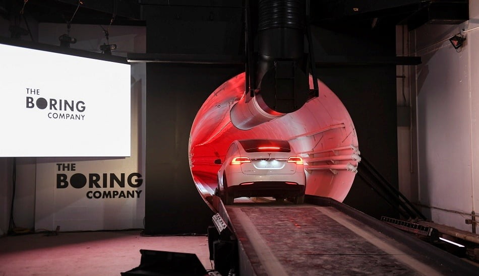 The boring company tunnel / تونل شرکت بورینگ