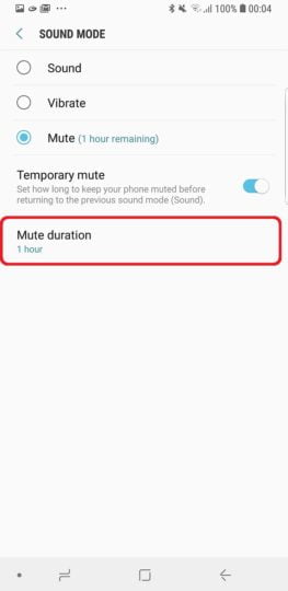 بیصدا کردن موقتی / Temporary mute