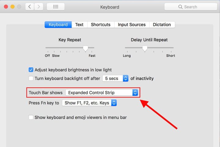 تاچ بار / Touch bar