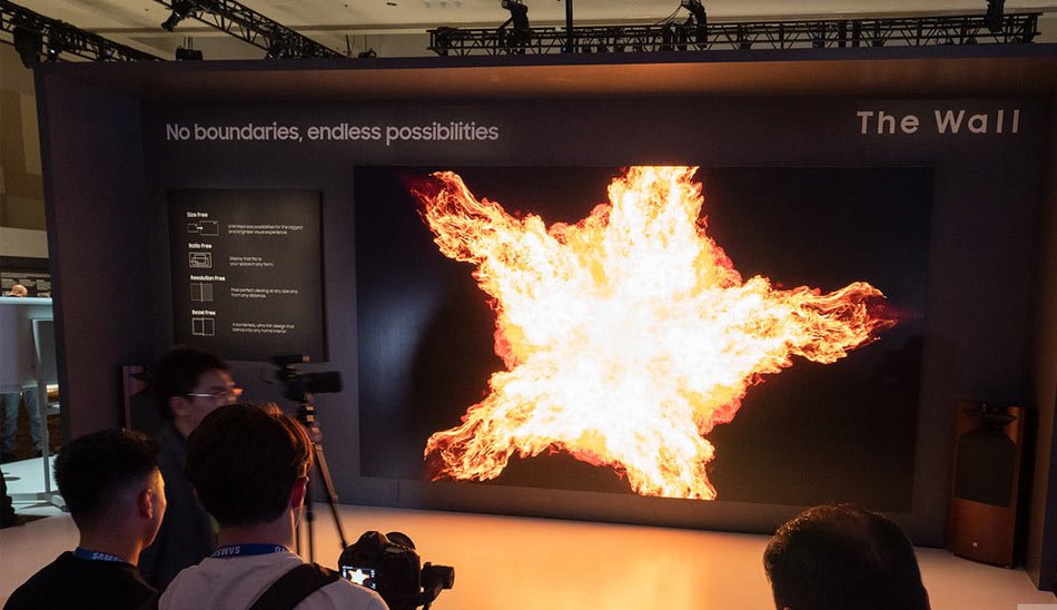 the wall samsung/ تلویزیون دیوار سامسونگ