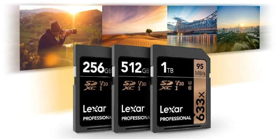 lexar SD cards X633 series/کارت حافظه لکسار سری X633/