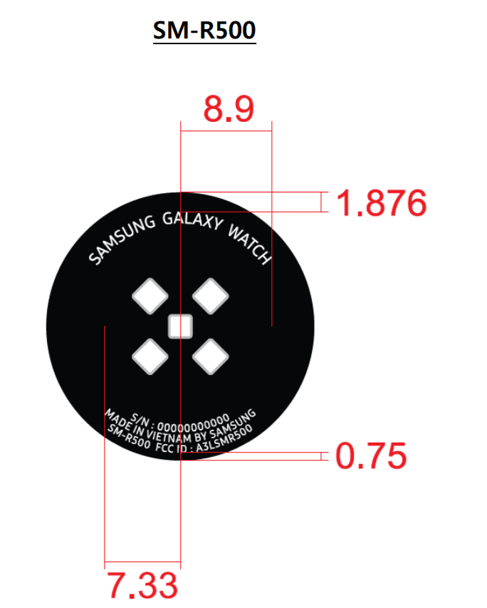 گواهینامه FCC گلکسی واچ اکتیو / FCC Galaxy Watch Active