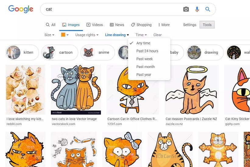 جستجوی پیشرفته گوگل تصاویر