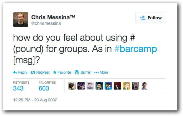 original hashtag / هشتگ چیست / اولین هشتگ / هشتگ اینستا چیست