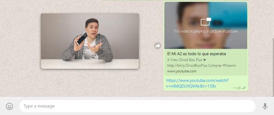 حالت تصویر در تصویر نسخه تحت وب واتساپ / Whatsapp Web PiP mode