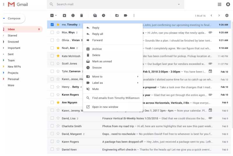 تغییرات جدید جیمیل / Gmail New Changes