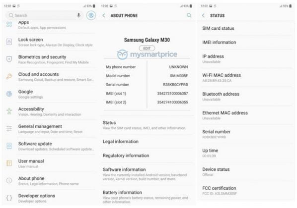 Samsung Galaxy M30 FCC approval/تاییدیه FCC برای گلکسی ام ۳۰ سامسونگ