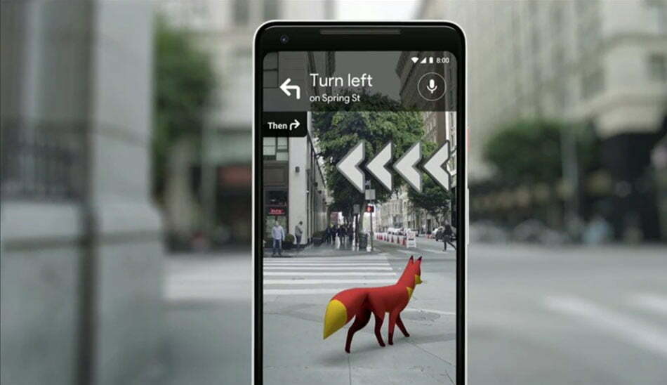 ویژگی واقعیت افزوده گوگل مپ / Google Maps AR