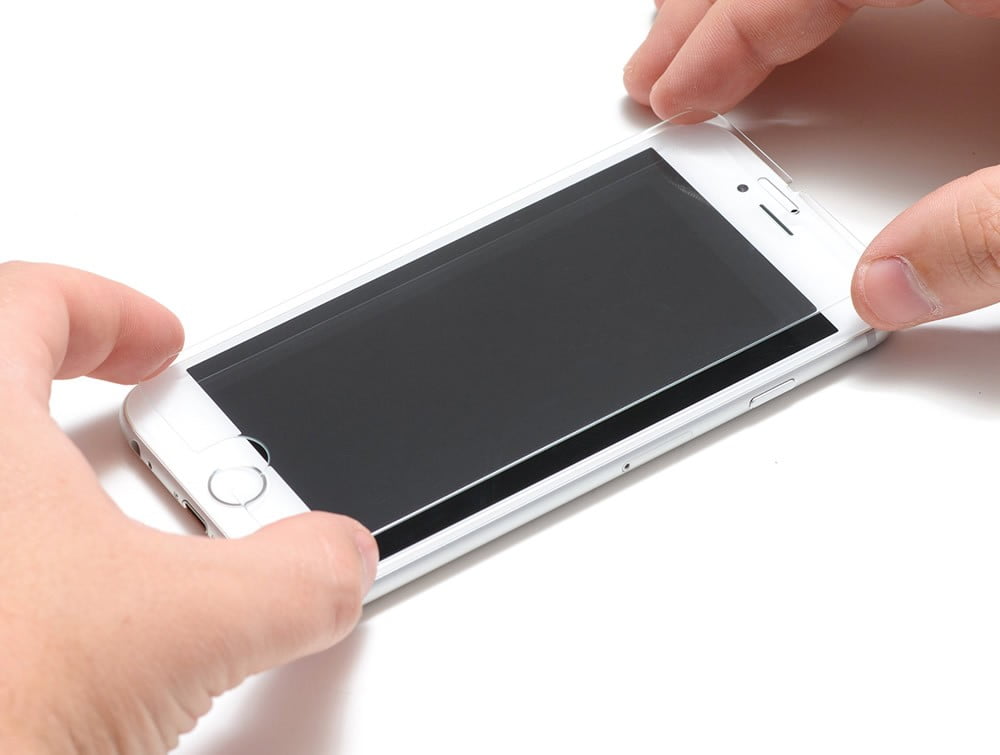 replacing tempered glass screen protector / نصب گلس