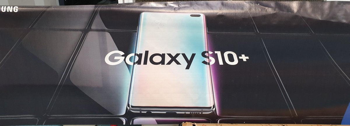 بنر تبلیغاتی سامسونگ گلکسی اس 10 پلاس / Samsung Galaxy S10 plus