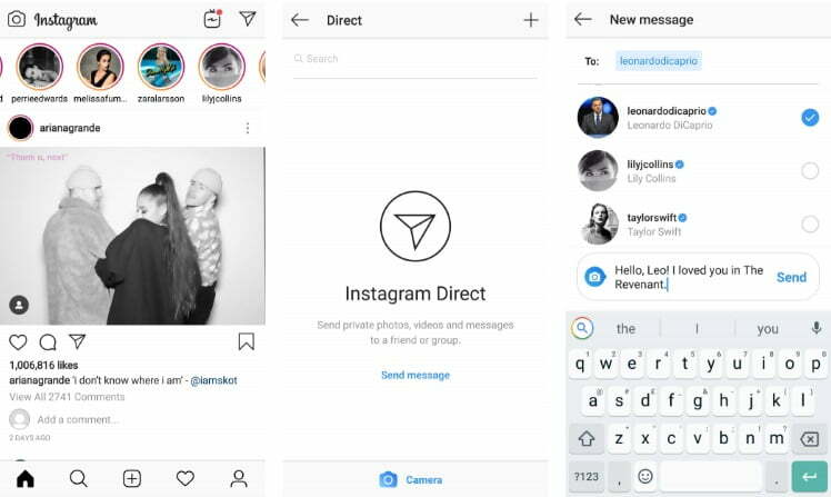 instagram direct / دایرکت در اینستاگرام کجاست