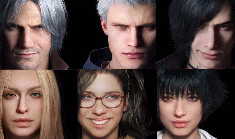 شخصیت های بازی devil may cry 5