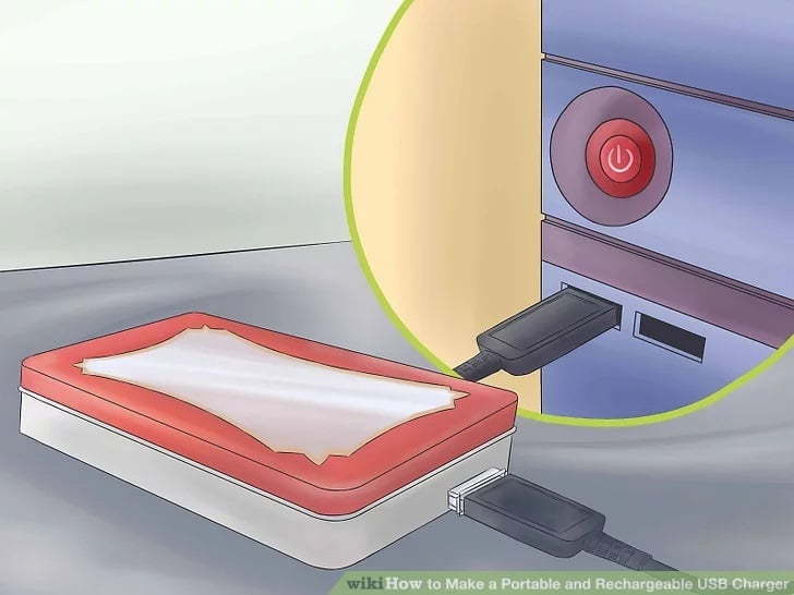How to Make a Portable and Rechargeable USB Charger / آموزش ساخت پاوربانک ساده