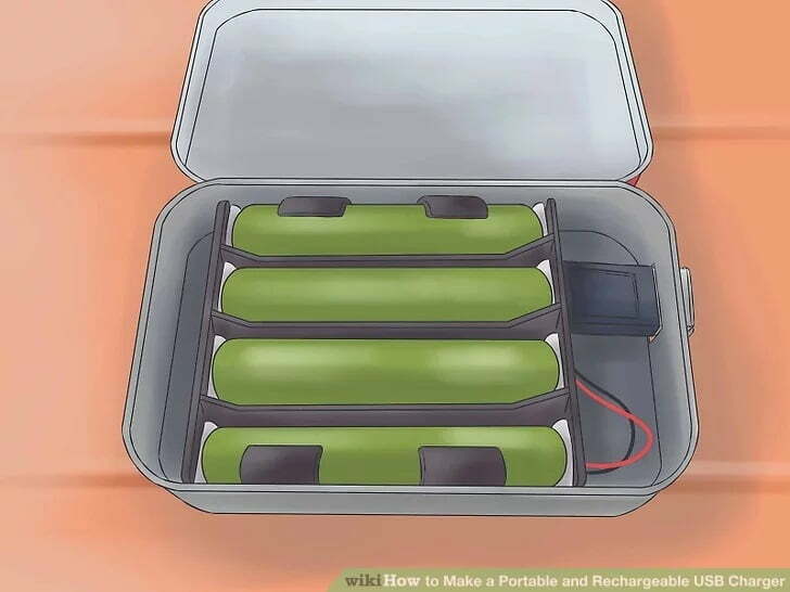 How to Make a Portable and Rechargeable USB Charger / آموزش ساخت پاوربانک ساده