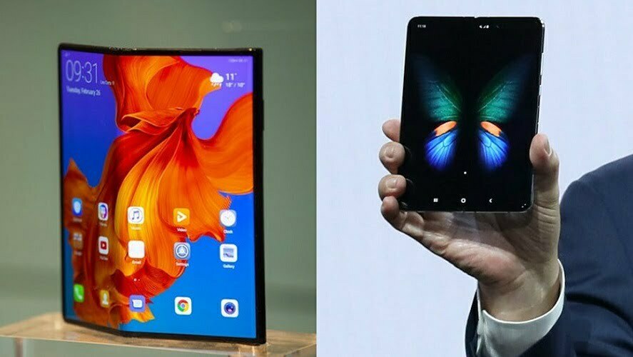 Huawei Mate X Samsung galaxy fold / گلکسی فولد / هواوی میت ایکس